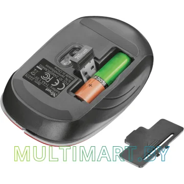 Мышь Trust Aera (красный) картинка 4